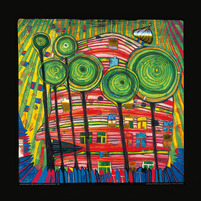 Ezek a növények kedves kertekben nőnek alkotó: Friedensreich Hundertwasser
